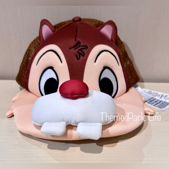 2025 Disney Parks Chip & DALE Chipmunk Mesh Hat Baseball Cap Adjustable NEW - Picture 1 of 2
